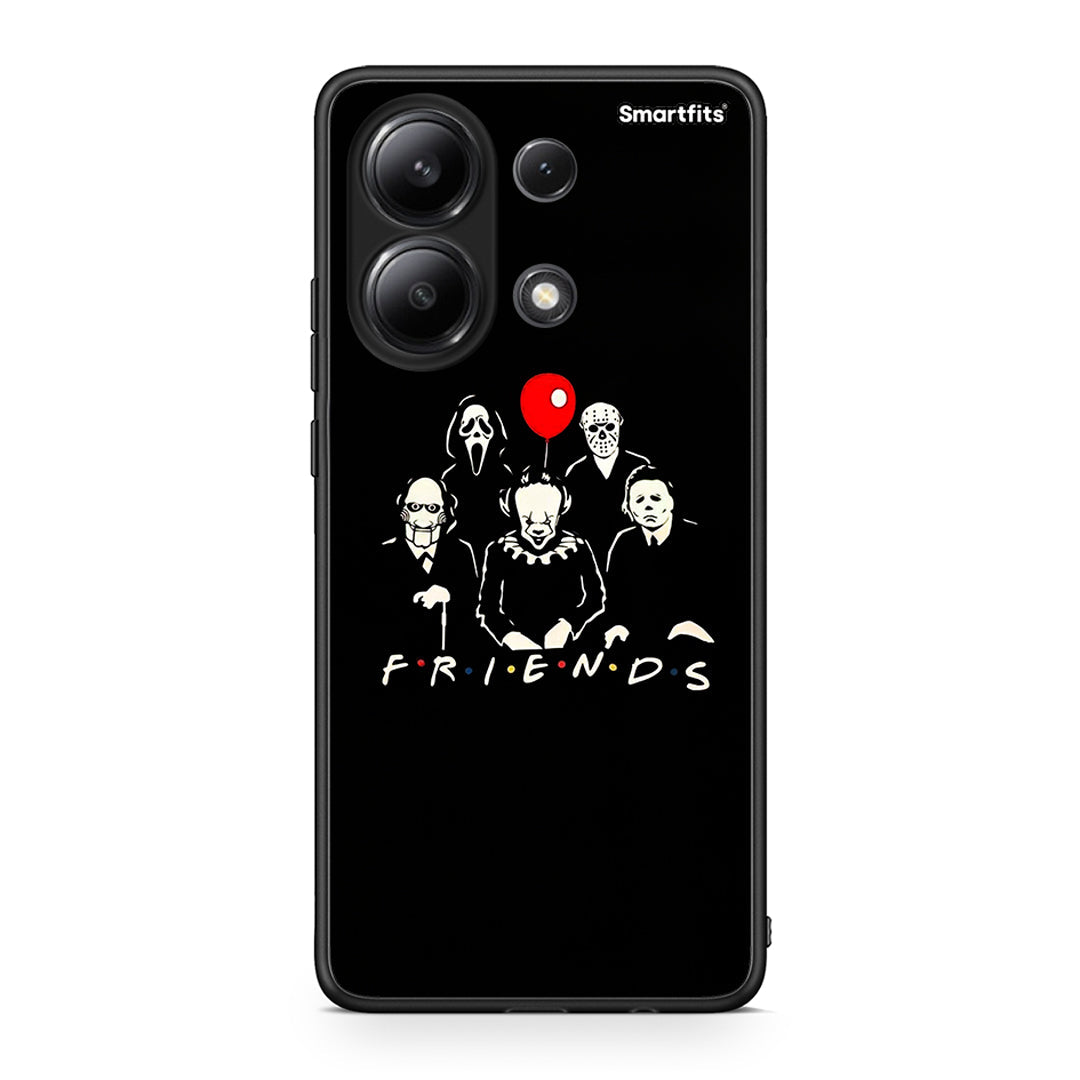 Xiaomi Redmi Note 13 4G Halloween Friends Θήκη από τη Smartfits με σχέδιο στο πίσω μέρος και μαύρο περίβλημα | Smartphone case with colorful back and black bezels by Smartfits