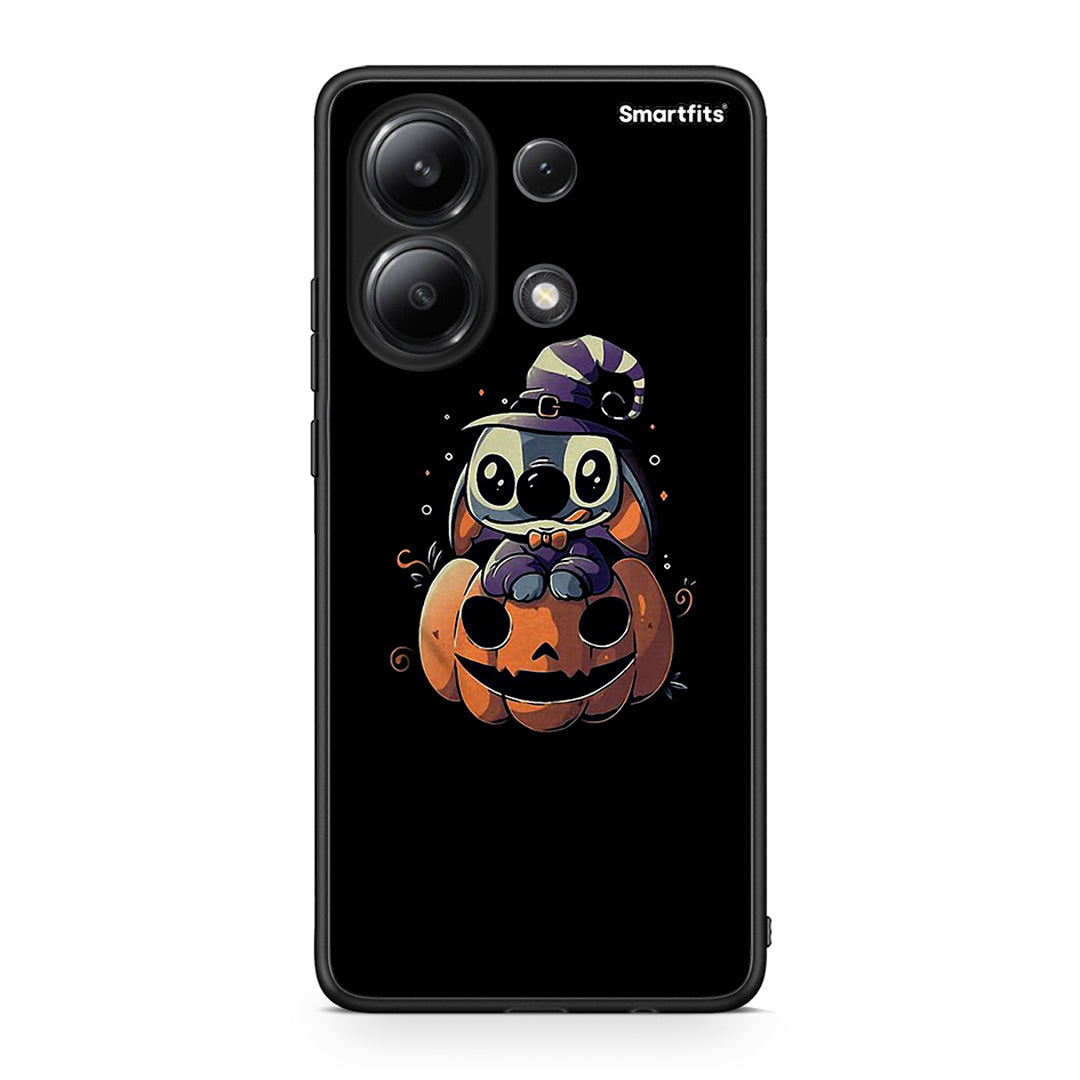 Xiaomi Redmi Note 13 4G Halloween Stitch θήκη από τη Smartfits με σχέδιο στο πίσω μέρος και μαύρο περίβλημα | Smartphone case with colorful back and black bezels by Smartfits