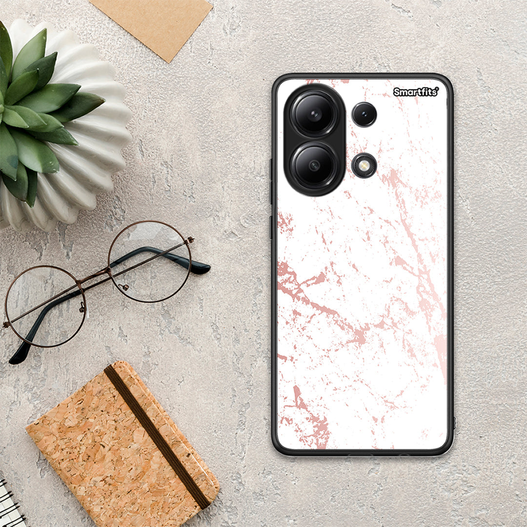 Marble Pink Splash - Xiaomi Redmi Note 13 4G θήκη