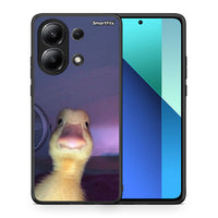 Thumbnail for Θήκη Xiaomi Redmi Note 13 4G Meme Duck από τη Smartfits με σχέδιο στο πίσω μέρος και μαύρο περίβλημα | Xiaomi Redmi Note 13 4G Meme Duck case with colorful back and black bezels