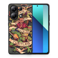 Thumbnail for Θήκη Xiaomi Redmi Note 13 4G Ninja Turtles από τη Smartfits με σχέδιο στο πίσω μέρος και μαύρο περίβλημα | Xiaomi Redmi Note 13 4G Ninja Turtles case with colorful back and black bezels