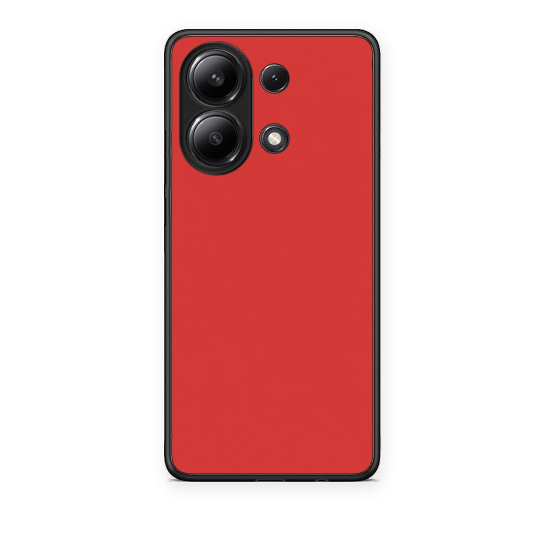 Θήκη Xiaomi Redmi Note 13 4G Poppy Red από τη Smartfits με σχέδιο στο πίσω μέρος και μαύρο περίβλημα | Xiaomi Redmi Note 13 4G Poppy Red case with colorful back and black bezels
