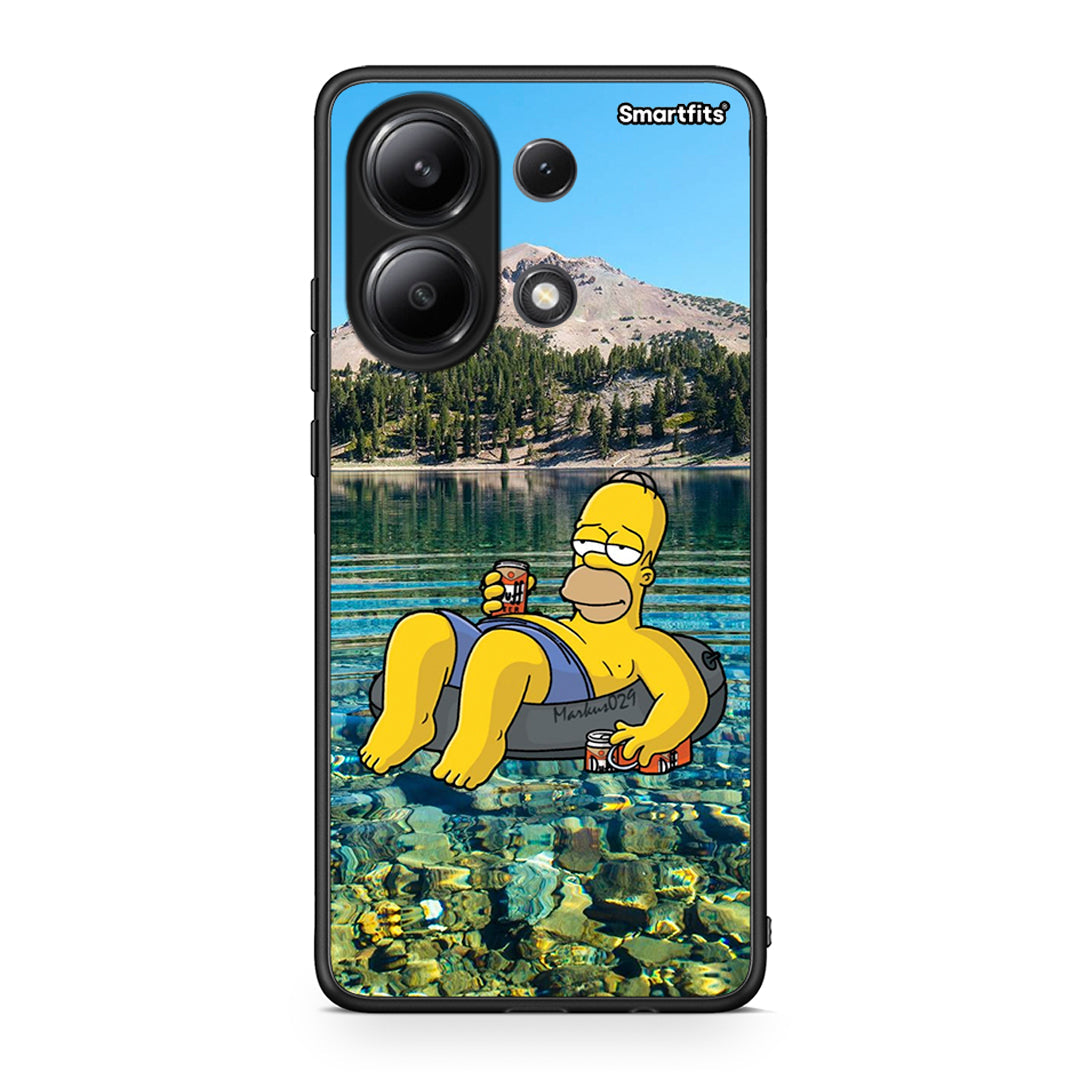 Xiaomi Redmi Note 13 4G Summer Happiness Θήκη από τη Smartfits με σχέδιο στο πίσω μέρος και μαύρο περίβλημα | Smartphone case with colorful back and black bezels by Smartfits