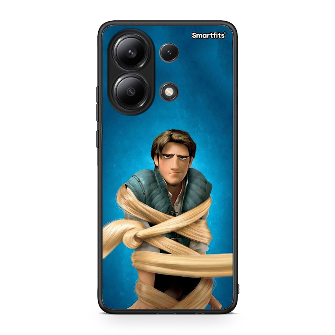 Xiaomi Redmi Note 13 4G Tangled 1 Θήκη Αγίου Βαλεντίνου από τη Smartfits με σχέδιο στο πίσω μέρος και μαύρο περίβλημα | Smartphone case with colorful back and black bezels by Smartfits