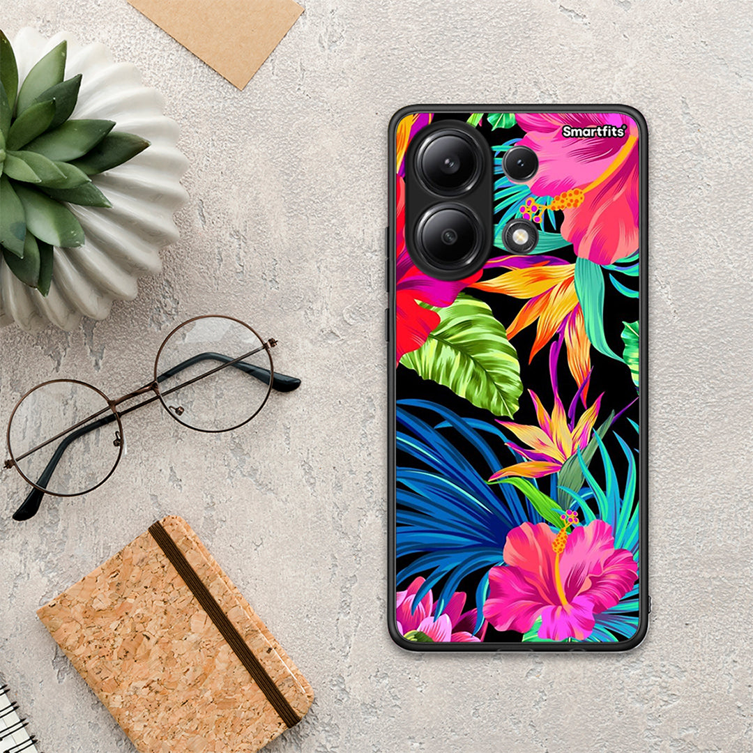 Tropical Flowers - Xiaomi Redmi Note 13 4G θήκη