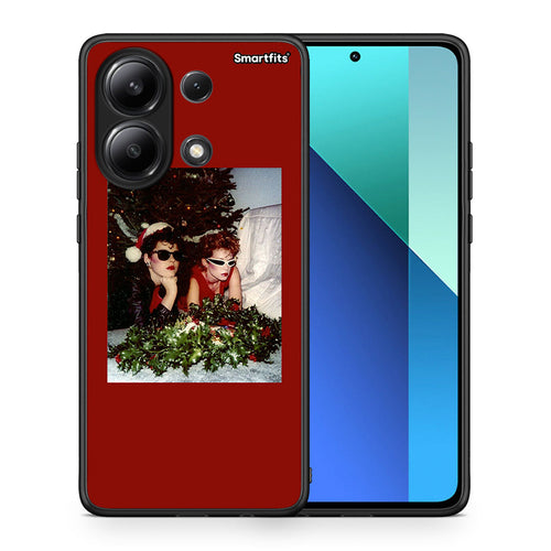 Θήκη Xiaomi Redmi Note 13 4G Waiting For Xmas από τη Smartfits με σχέδιο στο πίσω μέρος και μαύρο περίβλημα | Xiaomi Redmi Note 13 4G Waiting For Xmas case with colorful back and black bezels