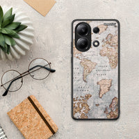 Thumbnail for World Map - Xiaomi Redmi Note 13 4G θήκη