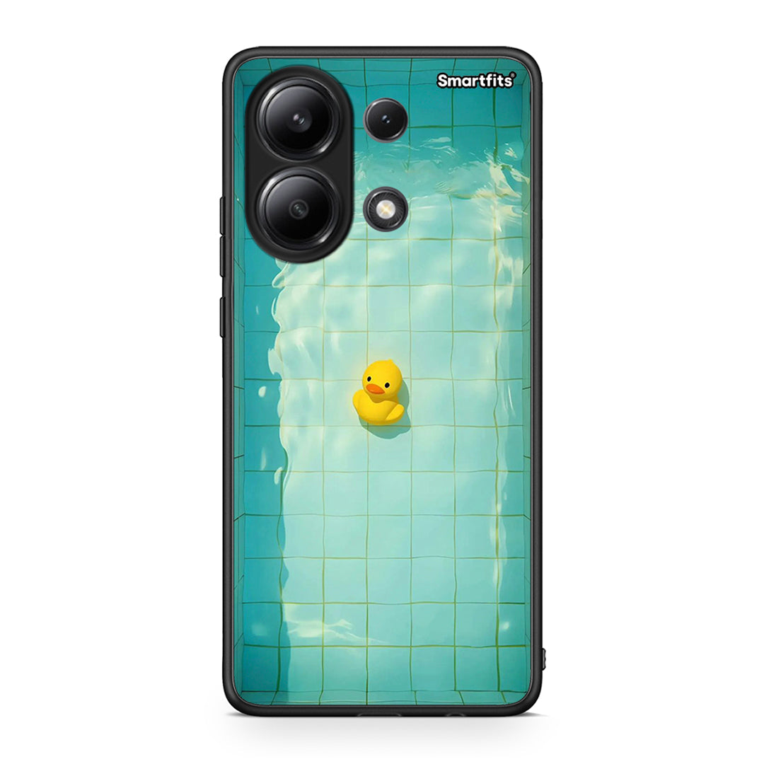 Xiaomi Redmi Note 13 4G Yellow Duck θήκη από τη Smartfits με σχέδιο στο πίσω μέρος και μαύρο περίβλημα | Smartphone case with colorful back and black bezels by Smartfits