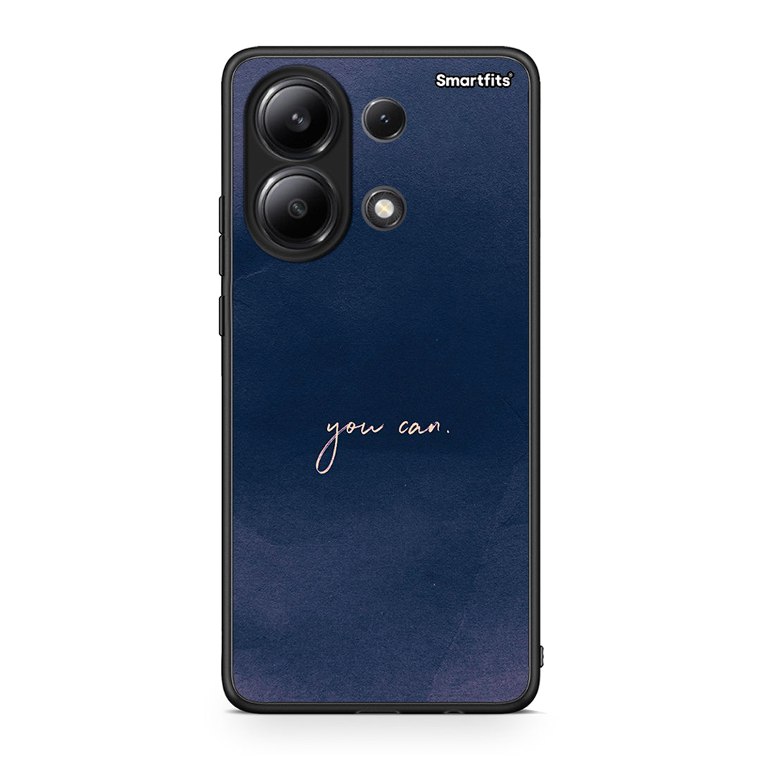 Xiaomi Redmi Note 13 4G You Can θήκη από τη Smartfits με σχέδιο στο πίσω μέρος και μαύρο περίβλημα | Smartphone case with colorful back and black bezels by Smartfits