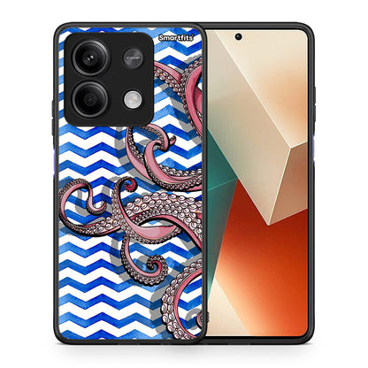 Θήκη Xiaomi Redmi Note 13 5G Chevron Devilfish από τη Smartfits με σχέδιο στο πίσω μέρος και μαύρο περίβλημα | Xiaomi Redmi Note 13 5G Chevron Devilfish case with colorful back and black bezels