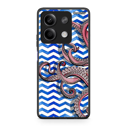 Xiaomi Redmi Note 13 5G Chevron Devilfish θήκη από τη Smartfits με σχέδιο στο πίσω μέρος και μαύρο περίβλημα | Smartphone case with colorful back and black bezels by Smartfits