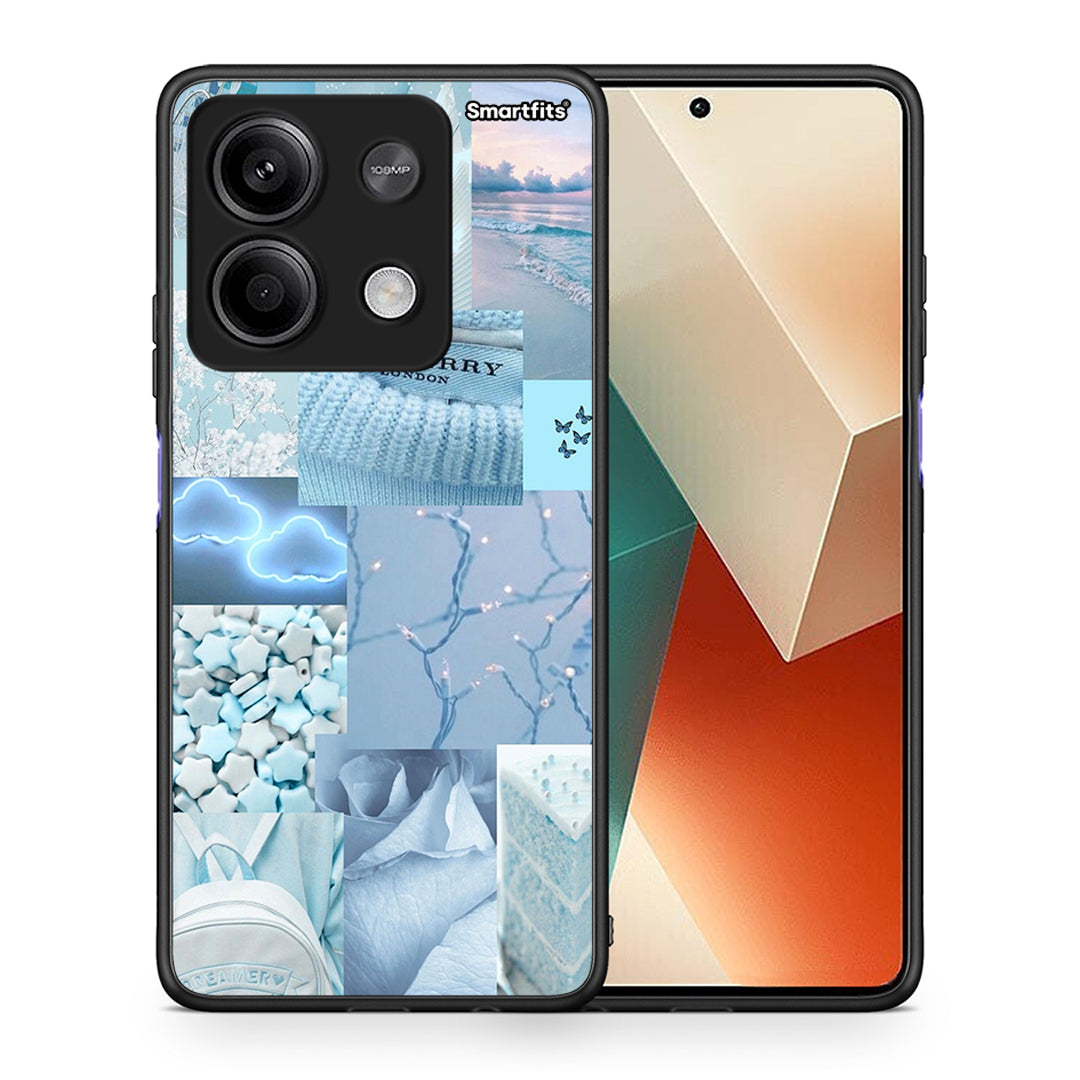 Θήκη Xiaomi Redmi Note 13 5G Ciel Aesthetic Collage από τη Smartfits με σχέδιο στο πίσω μέρος και μαύρο περίβλημα | Xiaomi Redmi Note 13 5G Ciel Aesthetic Collage case with colorful back and black bezels