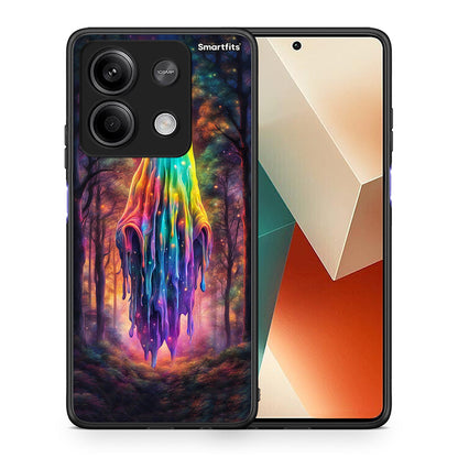 Θήκη Xiaomi Redmi Note 13 5G Halloween Ghost από τη Smartfits με σχέδιο στο πίσω μέρος και μαύρο περίβλημα | Xiaomi Redmi Note 13 5G Halloween Ghost case with colorful back and black bezels