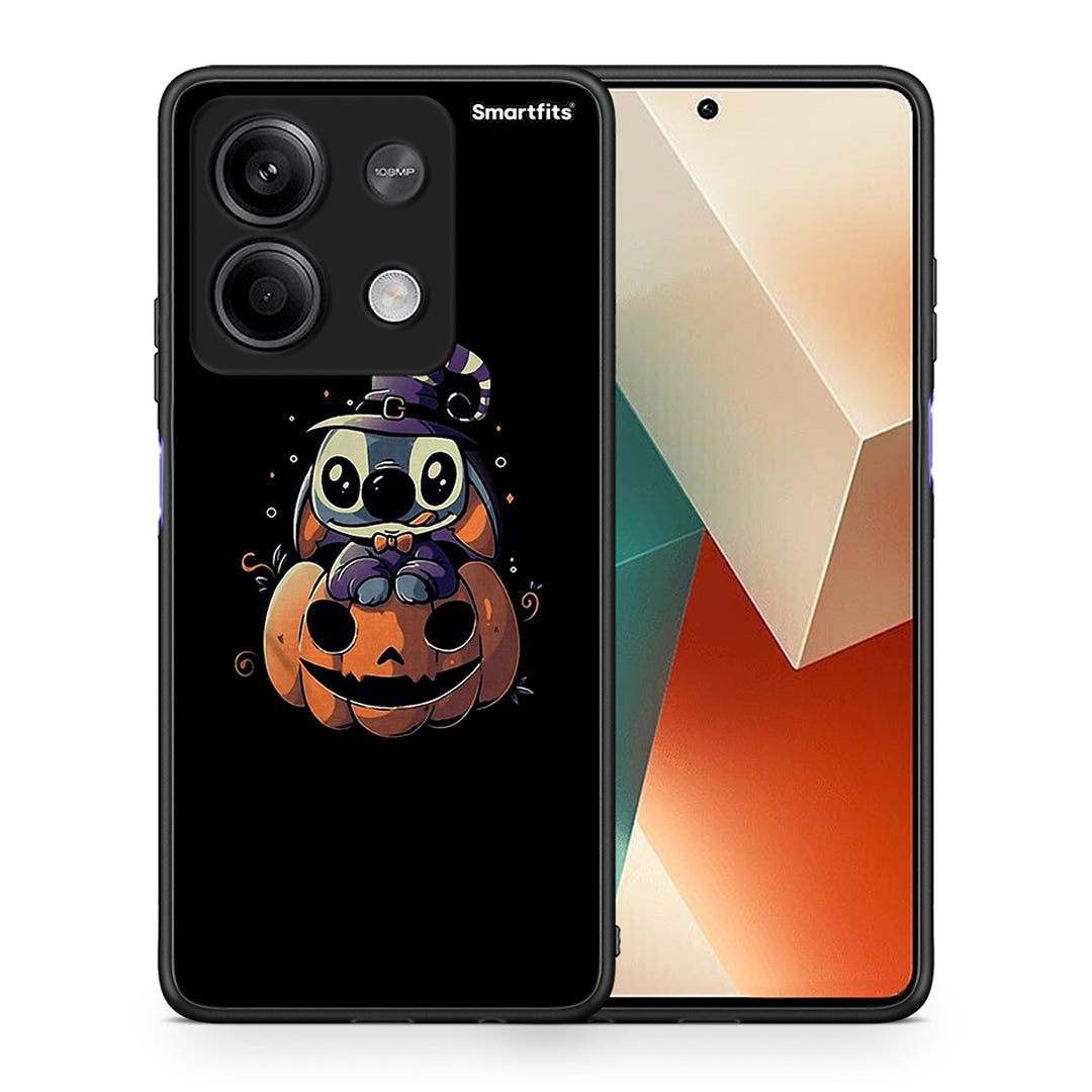 Θήκη Xiaomi Redmi Note 13 5G Halloween Stitch από τη Smartfits με σχέδιο στο πίσω μέρος και μαύρο περίβλημα | Xiaomi Redmi Note 13 5G Halloween Stitch case with colorful back and black bezels