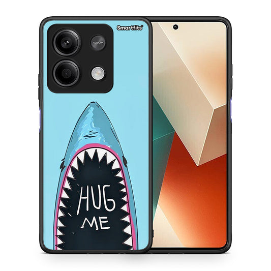 Θήκη Xiaomi Redmi Note 13 5G Hug Me από τη Smartfits με σχέδιο στο πίσω μέρος και μαύρο περίβλημα | Xiaomi Redmi Note 13 5G Hug Me case with colorful back and black bezels