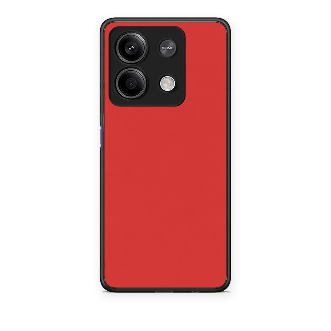 Θήκη Xiaomi Redmi Note 13 5G Poppy Red από τη Smartfits με σχέδιο στο πίσω μέρος και μαύρο περίβλημα | Xiaomi Redmi Note 13 5G Poppy Red case with colorful back and black bezels