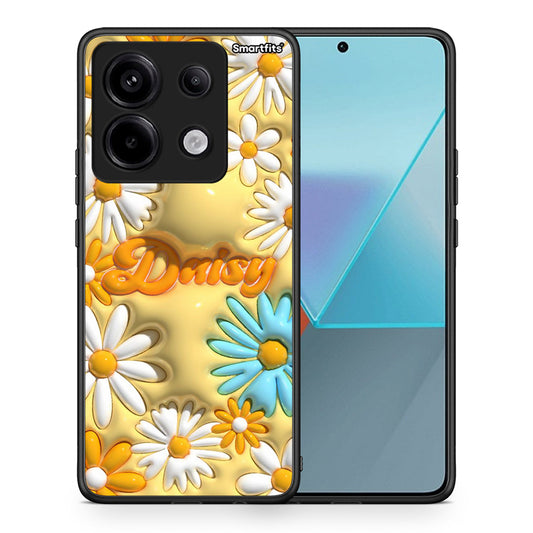 Θήκη Xiaomi Redmi Note 13 Pro 5G Bubble Daisies από τη Smartfits με σχέδιο στο πίσω μέρος και μαύρο περίβλημα | Xiaomi Redmi Note 13 Pro 5G Bubble Daisies case with colorful back and black bezels