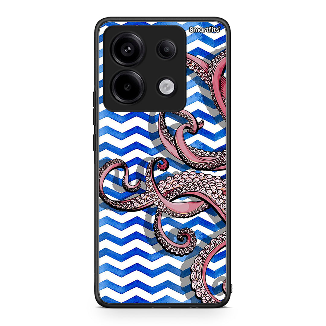 Xiaomi Redmi Note 13 Pro 5G Chevron Devilfish θήκη από τη Smartfits με σχέδιο στο πίσω μέρος και μαύρο περίβλημα | Smartphone case with colorful back and black bezels by Smartfits