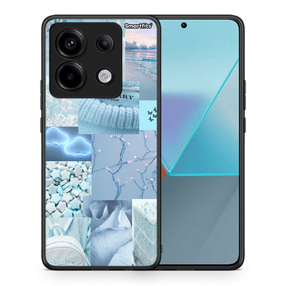 Θήκη Xiaomi Redmi Note 13 Pro 5G Ciel Aesthetic Collage από τη Smartfits με σχέδιο στο πίσω μέρος και μαύρο περίβλημα | Xiaomi Redmi Note 13 Pro 5G Ciel Aesthetic Collage case with colorful back and black bezels
