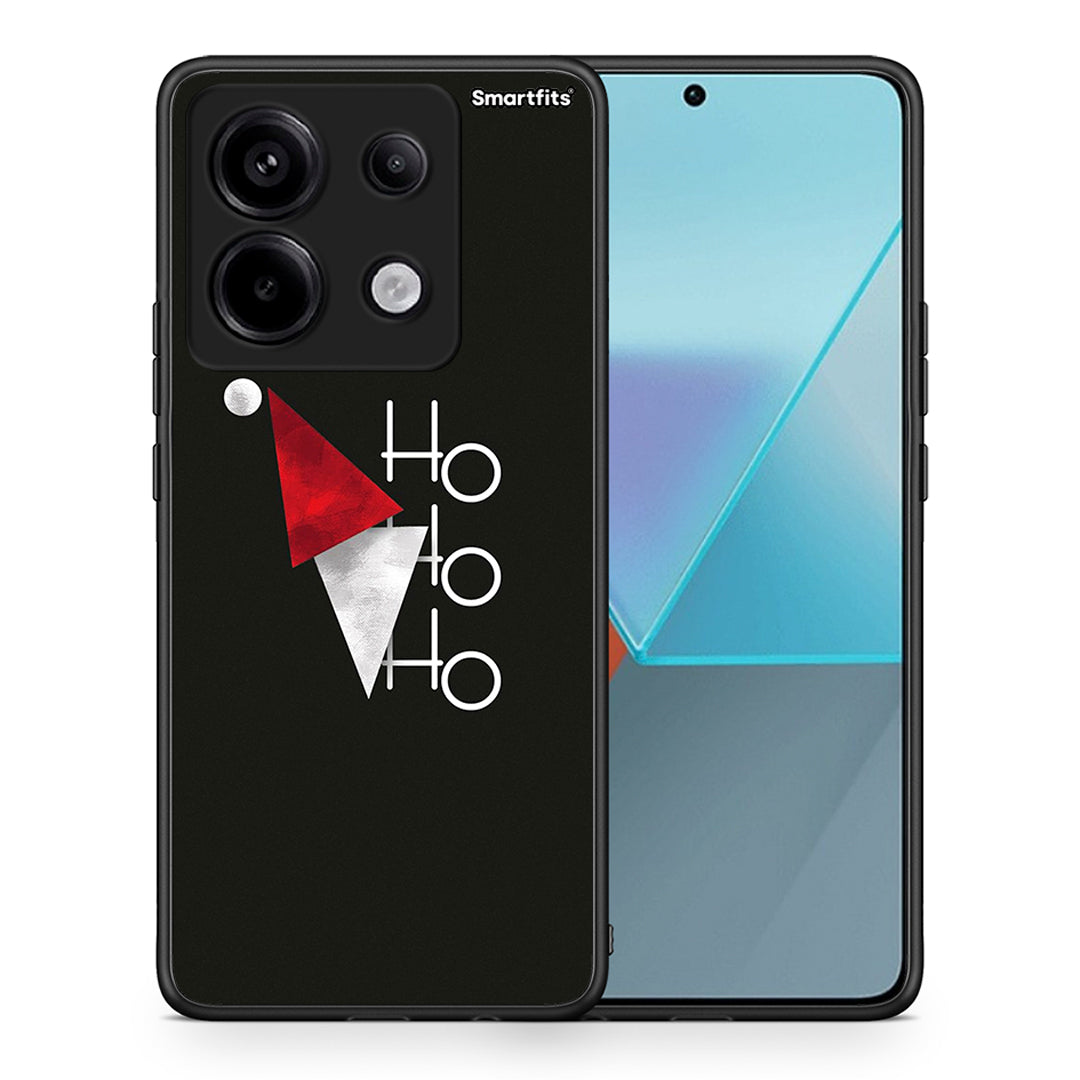 Θήκη Xiaomi Redmi Note 13 Pro 5G Minimal Christmas από τη Smartfits με σχέδιο στο πίσω μέρος και μαύρο περίβλημα | Xiaomi Redmi Note 13 Pro 5G Minimal Christmas case with colorful back and black bezels