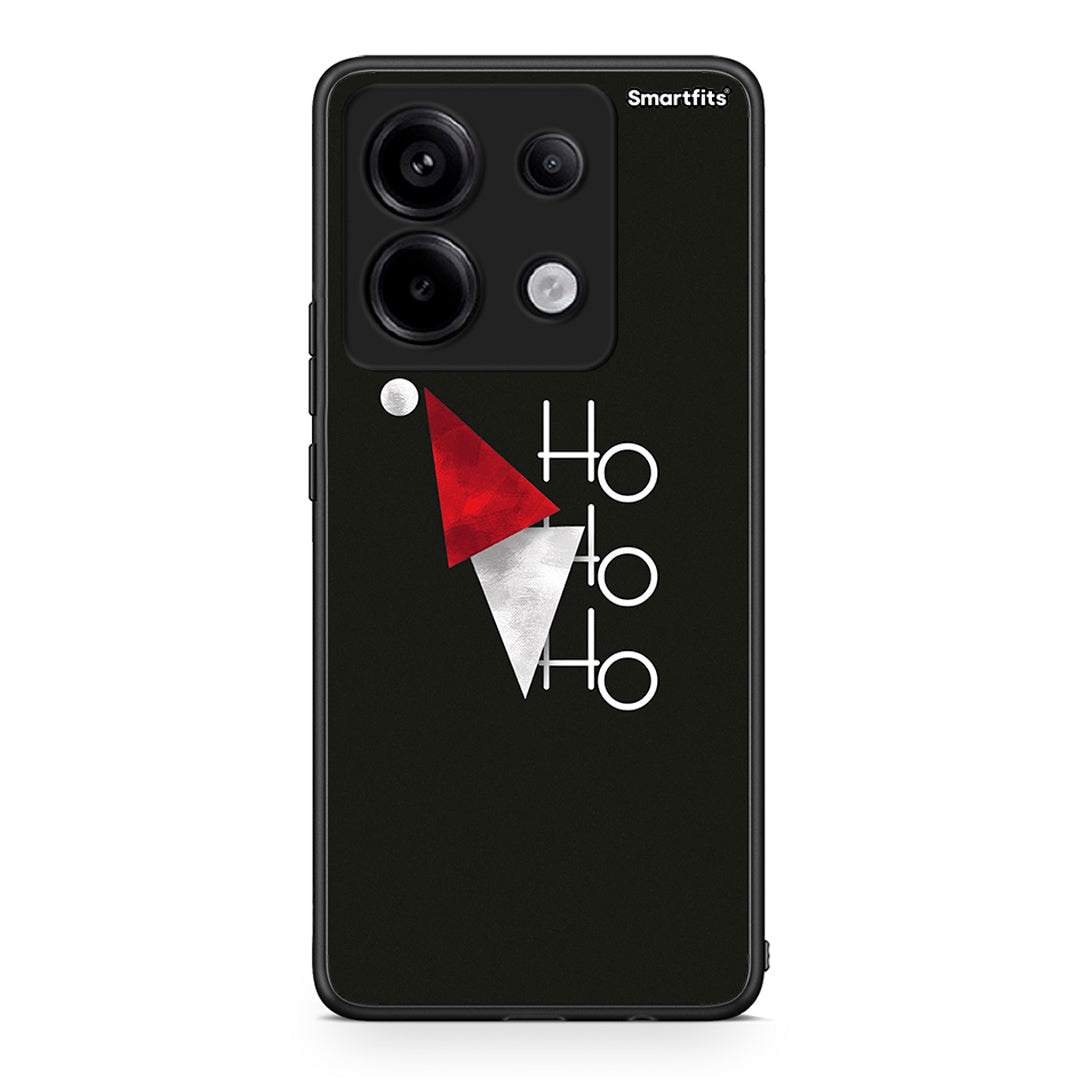 Xiaomi Redmi Note 13 Pro 5G Minimal Christmas θήκη από τη Smartfits με σχέδιο στο πίσω μέρος και μαύρο περίβλημα | Smartphone case with colorful back and black bezels by Smartfits