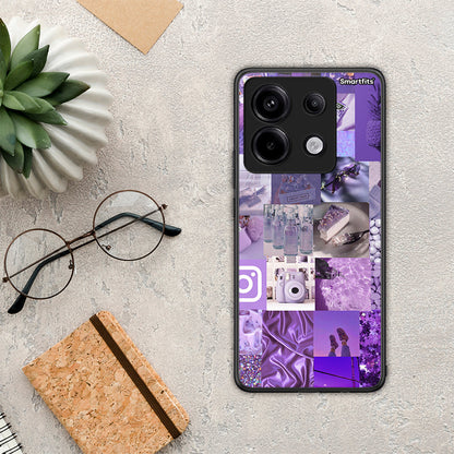 Purple Aesthetic Collage - Xiaomi Redmi Note 13 Pro 5G θήκη
