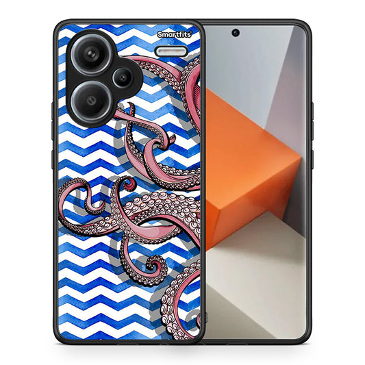 Θήκη Xiaomi Redmi Note 13 Pro Plus 5G Chevron Devilfish από τη Smartfits με σχέδιο στο πίσω μέρος και μαύρο περίβλημα | Xiaomi Redmi Note 13 Pro Plus 5G Chevron Devilfish case with colorful back and black bezels