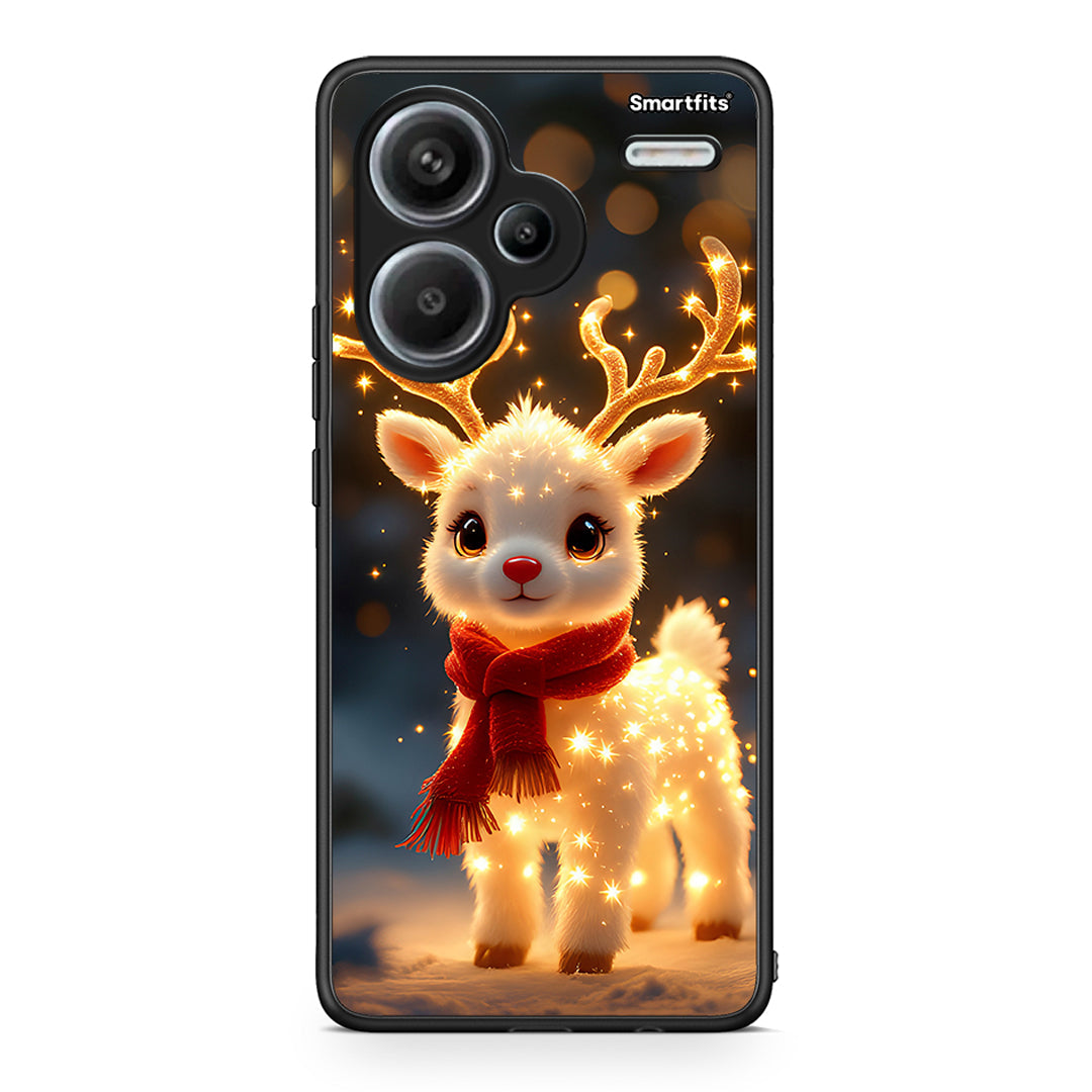 Xiaomi Redmi Note 13 Pro Plus 5G Christmas Cutie θήκη από τη Smartfits με σχέδιο στο πίσω μέρος και μαύρο περίβλημα | Smartphone case with colorful back and black bezels by Smartfits