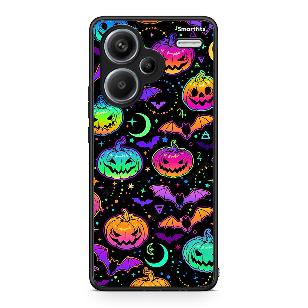 Xiaomi Redmi Note 13 Pro Plus 5G Neon Halloween θήκη από τη Smartfits με σχέδιο στο πίσω μέρος και μαύρο περίβλημα | Smartphone case with colorful back and black bezels by Smartfits