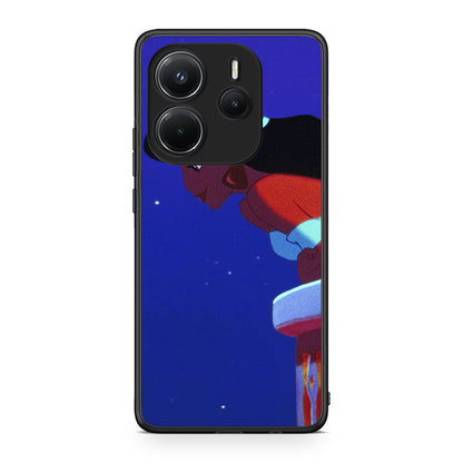 Xiaomi Redmi Note 14 4G Alladin And Jasmine Love 2 θήκη από τη Smartfits με σχέδιο στο πίσω μέρος και μαύρο περίβλημα | Smartphone case with colorful back and black bezels by Smartfits