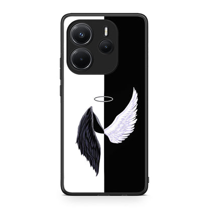 Xiaomi Redmi Note 14 4G Angels Demons θήκη από τη Smartfits με σχέδιο στο πίσω μέρος και μαύρο περίβλημα | Smartphone case with colorful back and black bezels by Smartfits