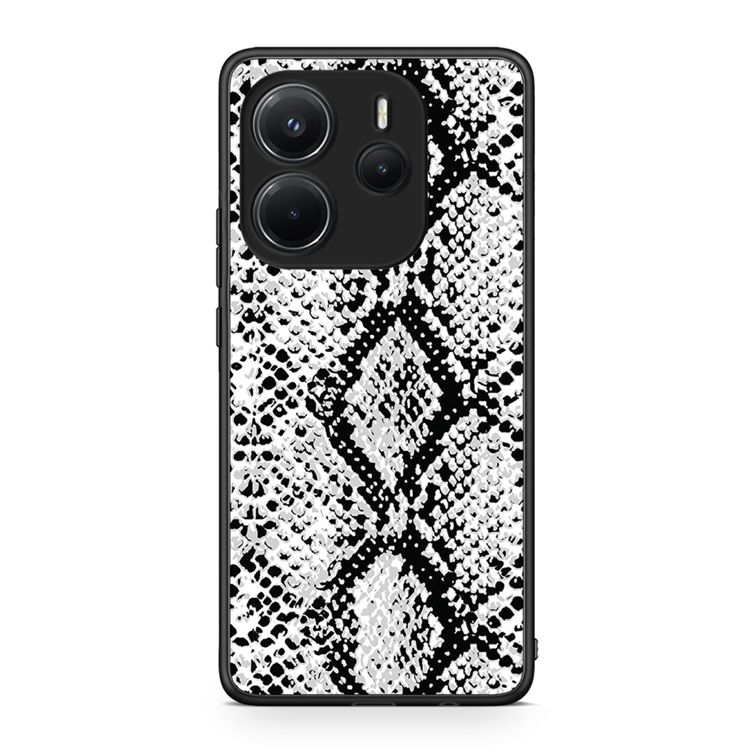 24 - Xiaomi Redmi Note 14 4G White Snake Animal case, cover, bumper