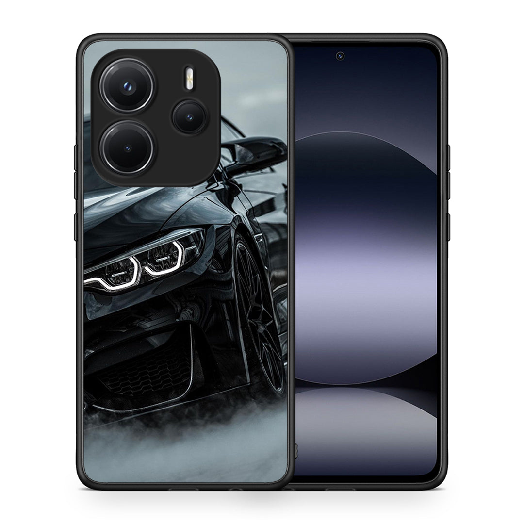 Θήκη Xiaomi Redmi Note 14 4G Black BMW από τη Smartfits με σχέδιο στο πίσω μέρος και μαύρο περίβλημα | Xiaomi Redmi Note 14 4G Black BMW case with colorful back and black bezels
