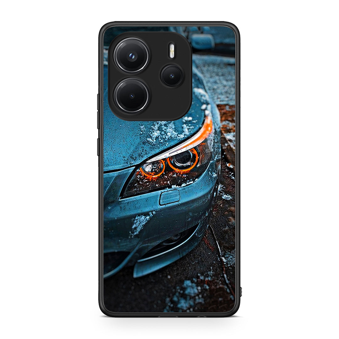 Xiaomi Redmi Note 14 4G Bmw E60 Θήκη από τη Smartfits με σχέδιο στο πίσω μέρος και μαύρο περίβλημα | Smartphone case with colorful back and black bezels by Smartfits