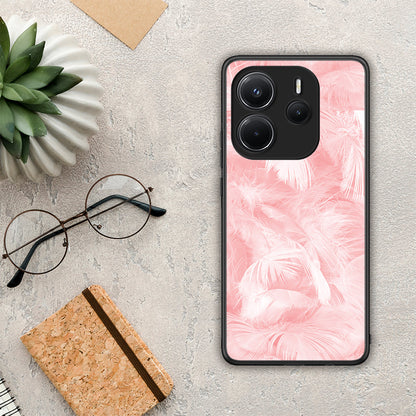 Boho Pink Feather - Xiaomi Redmi Note 14 4G θήκη