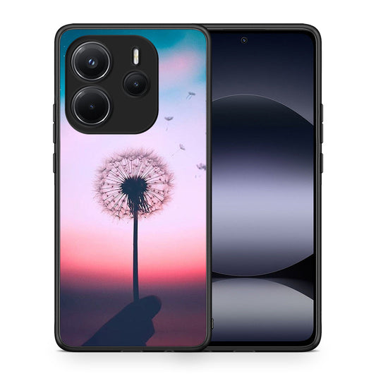 Θήκη Xiaomi Redmi Note 14 4G Wish Boho από τη Smartfits με σχέδιο στο πίσω μέρος και μαύρο περίβλημα | Xiaomi Redmi Note 14 4G Wish Boho case with colorful back and black bezels