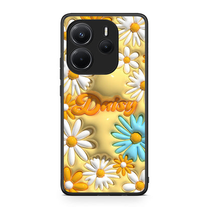 Xiaomi Redmi Note 14 4G Bubble Daisies θήκη από τη Smartfits με σχέδιο στο πίσω μέρος και μαύρο περίβλημα | Smartphone case with colorful back and black bezels by Smartfits