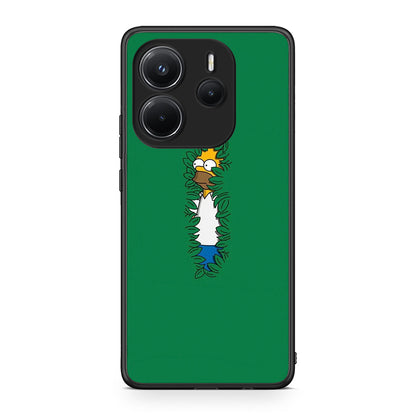 Xiaomi Redmi Note 14 4G Bush Man Θήκη Αγίου Βαλεντίνου από τη Smartfits με σχέδιο στο πίσω μέρος και μαύρο περίβλημα | Smartphone case with colorful back and black bezels by Smartfits