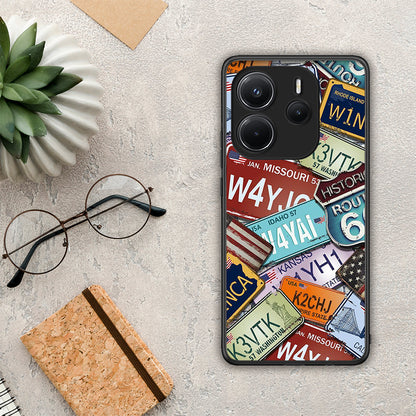 Car Plates - Xiaomi Redmi Note 14 4G θήκη