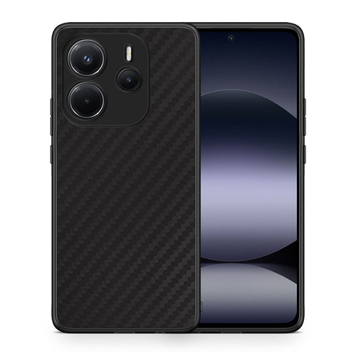 Θήκη Xiaomi Redmi Note 14 4G Carbon Black από τη Smartfits με σχέδιο στο πίσω μέρος και μαύρο περίβλημα | Xiaomi Redmi Note 14 4G Carbon Black case with colorful back and black bezels