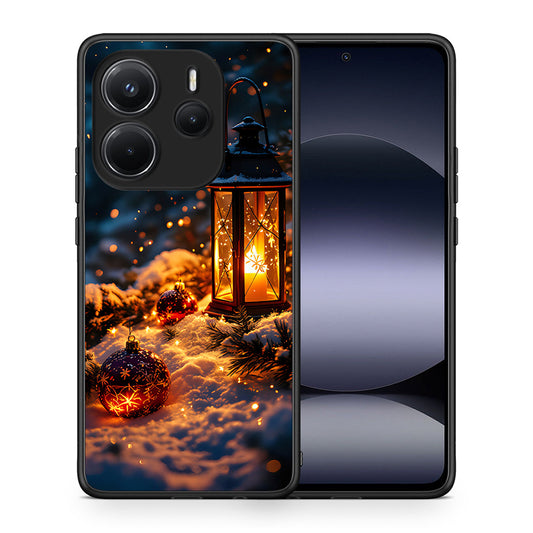 Θήκη Xiaomi Redmi Note 14 4G Christmas Ornaments από τη Smartfits με σχέδιο στο πίσω μέρος και μαύρο περίβλημα | Xiaomi Redmi Note 14 4G Christmas Ornaments case with colorful back and black bezels