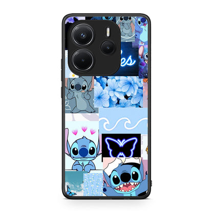 Xiaomi Redmi Note 14 4G Collage Good Vibes Θήκη Αγίου Βαλεντίνου από τη Smartfits με σχέδιο στο πίσω μέρος και μαύρο περίβλημα | Smartphone case with colorful back and black bezels by Smartfits