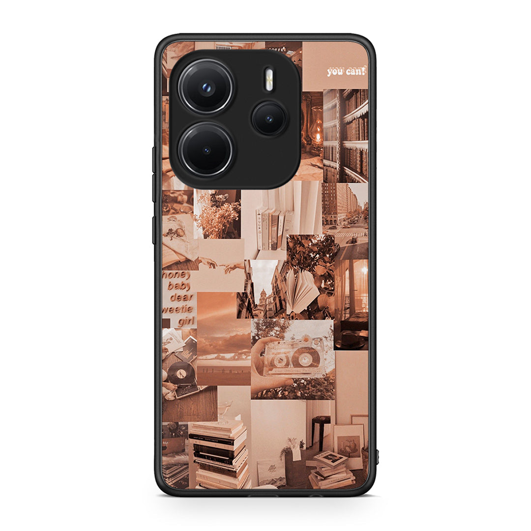Xiaomi Redmi Note 14 4G Collage You Can Θήκη Αγίου Βαλεντίνου από τη Smartfits με σχέδιο στο πίσω μέρος και μαύρο περίβλημα | Smartphone case with colorful back and black bezels by Smartfits