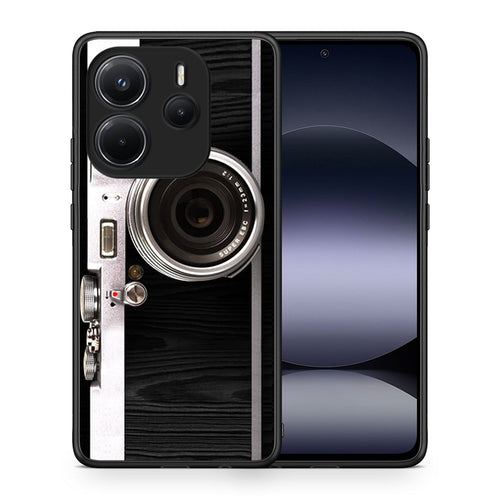Θήκη Xiaomi Redmi Note 14 4G Emily In Paris από τη Smartfits με σχέδιο στο πίσω μέρος και μαύρο περίβλημα | Xiaomi Redmi Note 14 4G Emily In Paris case with colorful back and black bezels