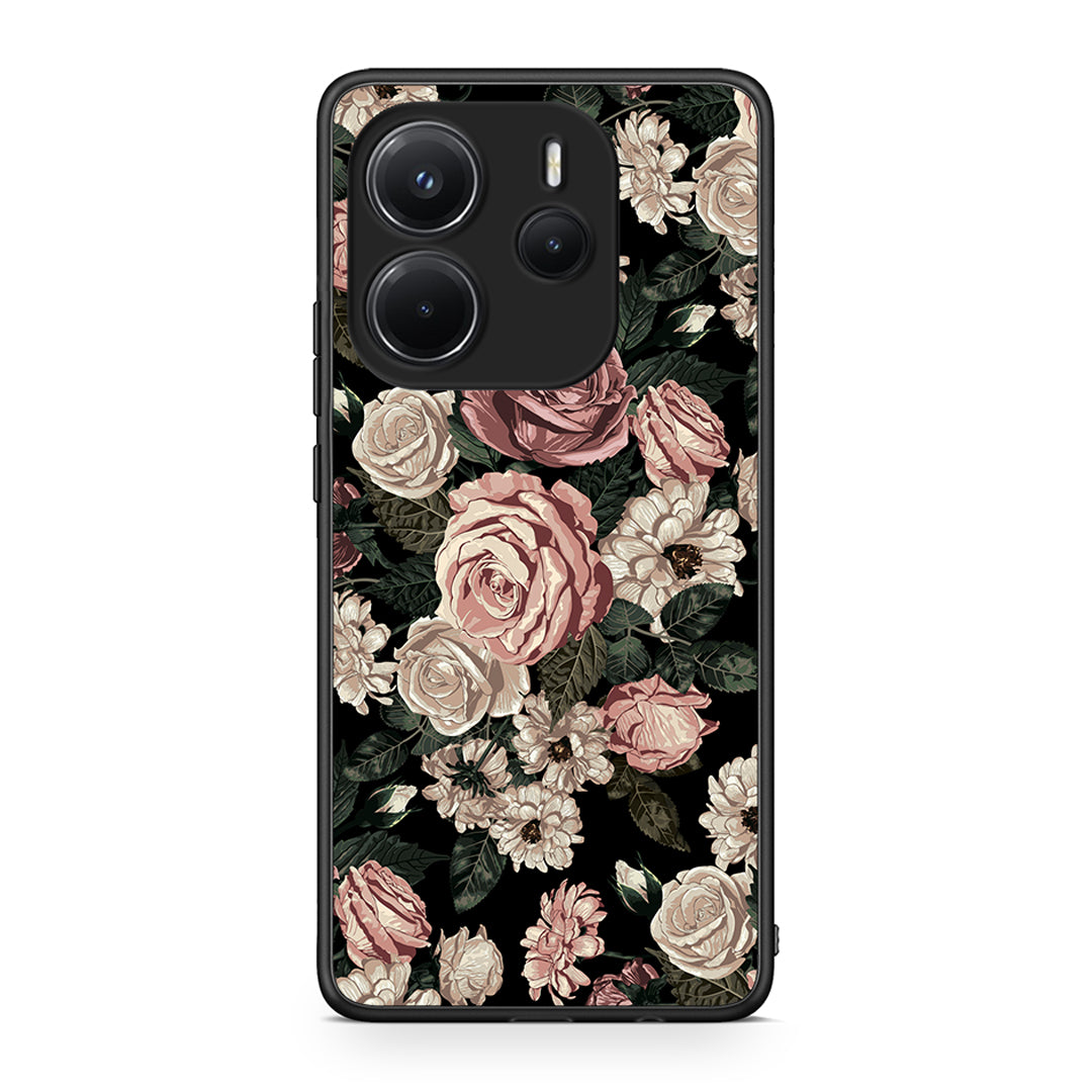 4 - Xiaomi Redmi Note 14 4G Wild Roses Flower case, cover, bumper