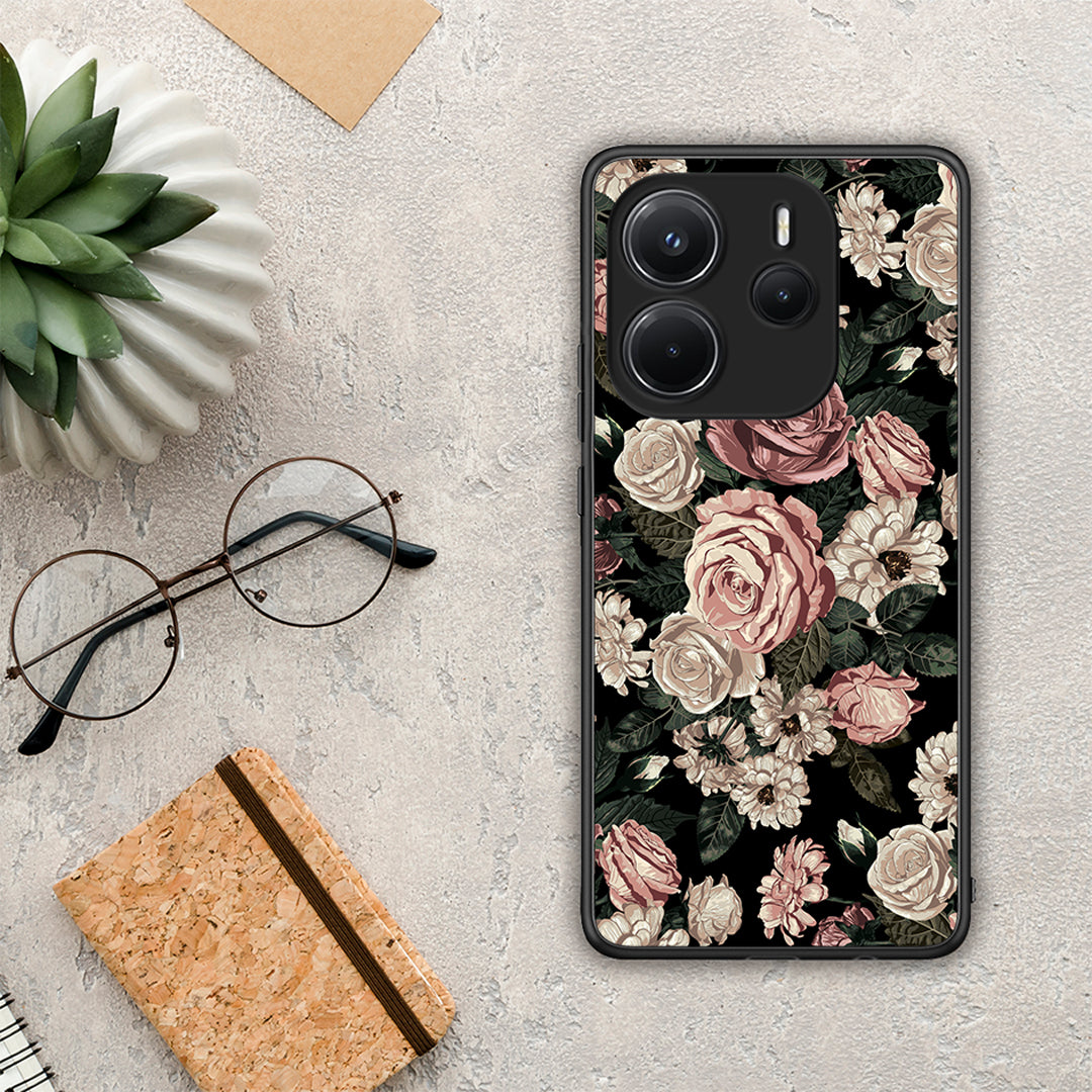 Flower Wild Roses - Xiaomi Redmi Note 14 4G θήκη