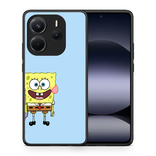 Θήκη Xiaomi Redmi Note 14 4G Friends Bob από τη Smartfits με σχέδιο στο πίσω μέρος και μαύρο περίβλημα | Xiaomi Redmi Note 14 4G Friends Bob case with colorful back and black bezels