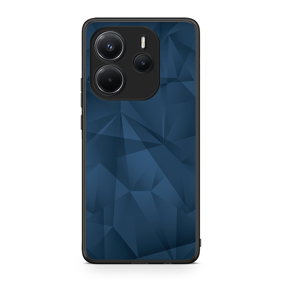 39 - Xiaomi Redmi Note 14 4G Blue Abstract Geometric case, cover, bumper
