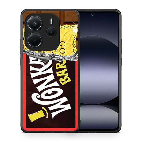 Θήκη Xiaomi Redmi Note 14 4G Golden Ticket από τη Smartfits με σχέδιο στο πίσω μέρος και μαύρο περίβλημα | Xiaomi Redmi Note 14 4G Golden Ticket case with colorful back and black bezels