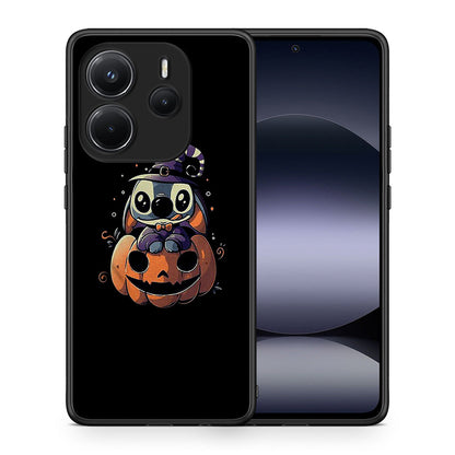 Θήκη Xiaomi Redmi Note 14 4G Halloween Stitch από τη Smartfits με σχέδιο στο πίσω μέρος και μαύρο περίβλημα | Xiaomi Redmi Note 14 4G Halloween Stitch case with colorful back and black bezels